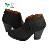 2 IN 1 FRINGE BOOTS