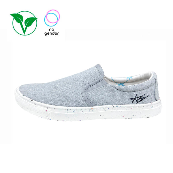 SLIP ON GREY – Arcas Bear Sneakers | Plant-based, vegan and super